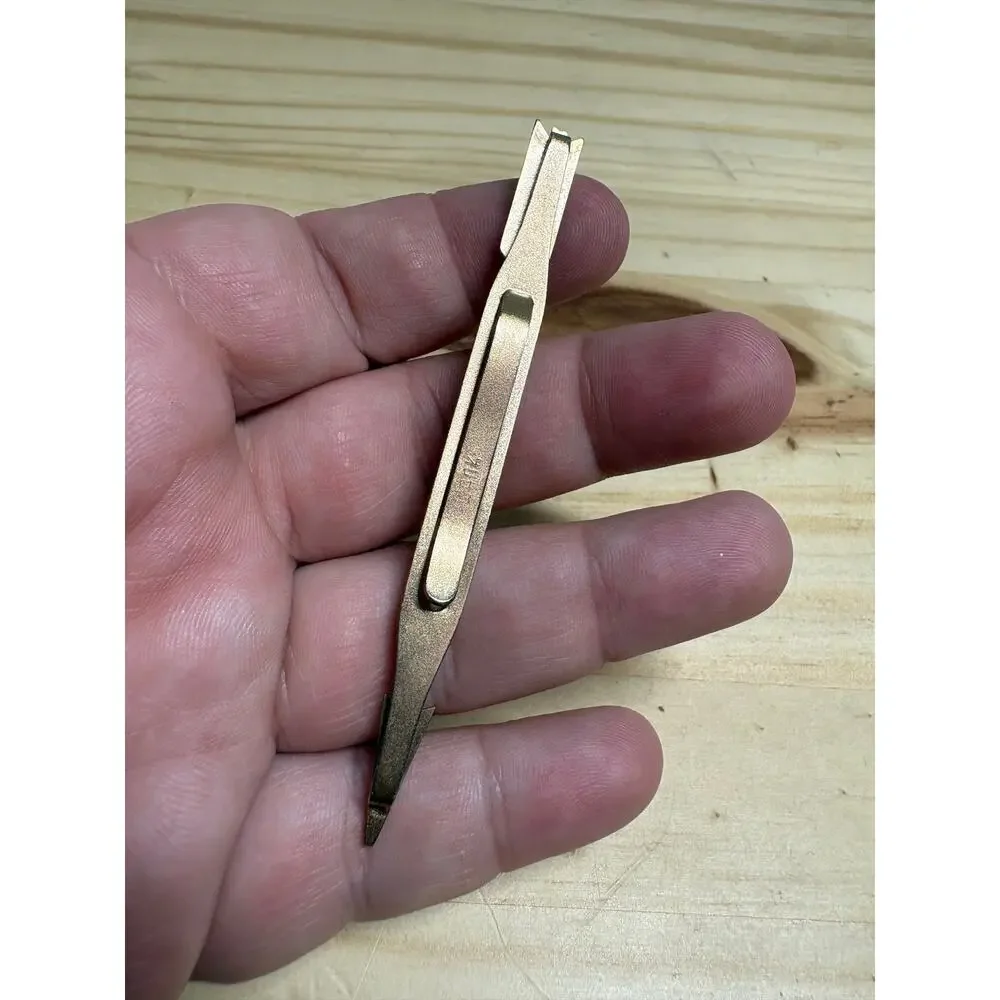 Swank Mens Arrow Spear Tie Clip Bar Gold Tone Mid Century Jewelry Vintage